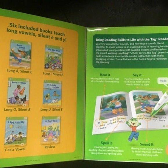 Leapfrog Learn to Read (6) Books Long vowels Set New In Box! - Picture 3 of 10